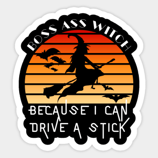 Boss Ass Witch Sticker